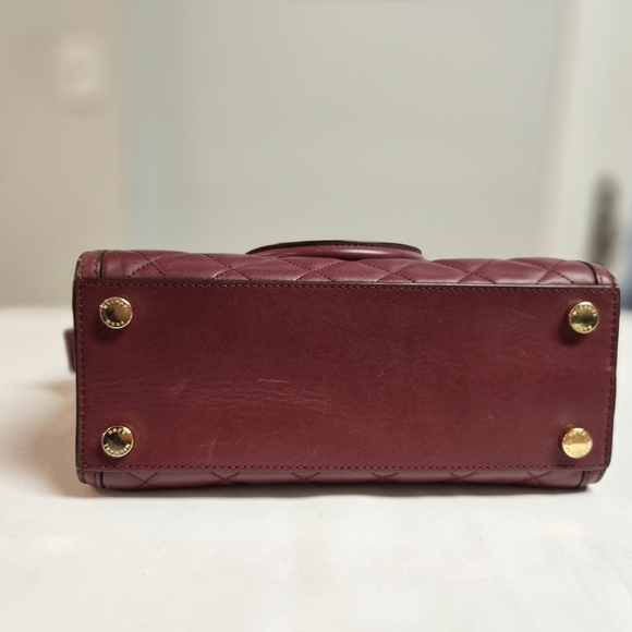 MICHAEL Michael Kors Quilted Burgundy Selma Large Satchel Bag - Picture 4 of 8